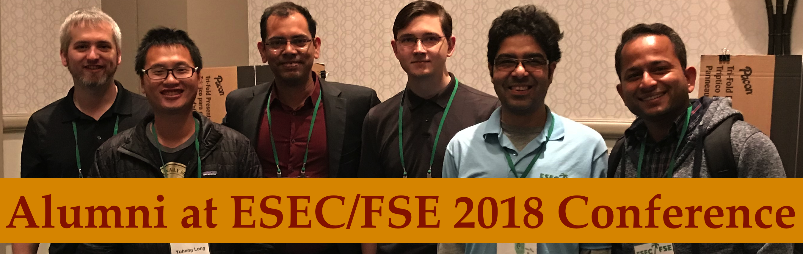 Alumni meet at ESEC/FSE 2018
