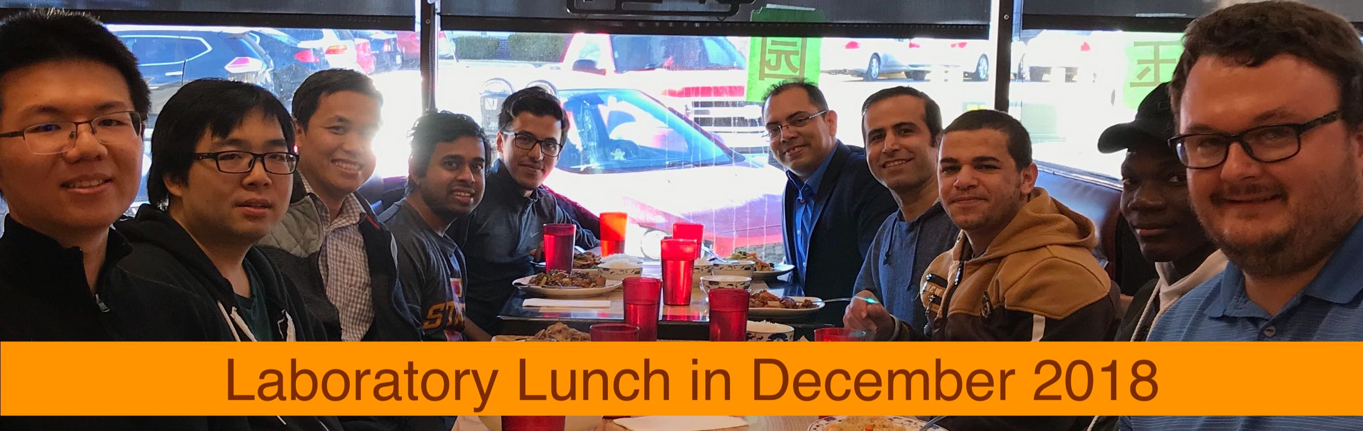 End of the year lunch, December 2018